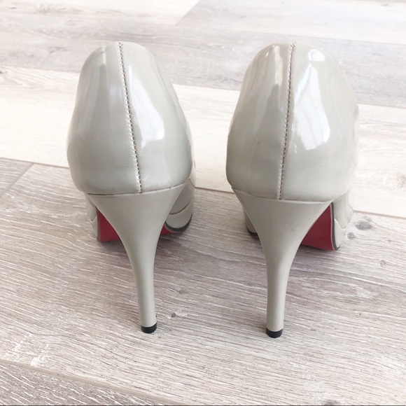 KAWAI Creme heels w/ dust bag - Picture 4 of 8